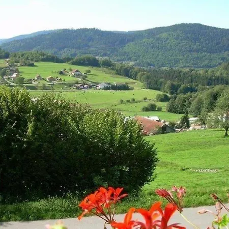 Le Chalet Sous Les Sapins, Calme, Superbe Vue Avec Piscine Et Sauna Ferienhaus